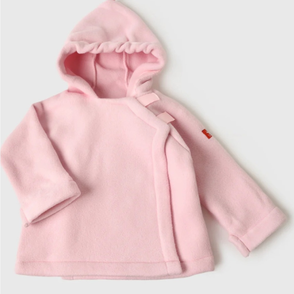 Widgeon light pink fleece jacket size 12m
